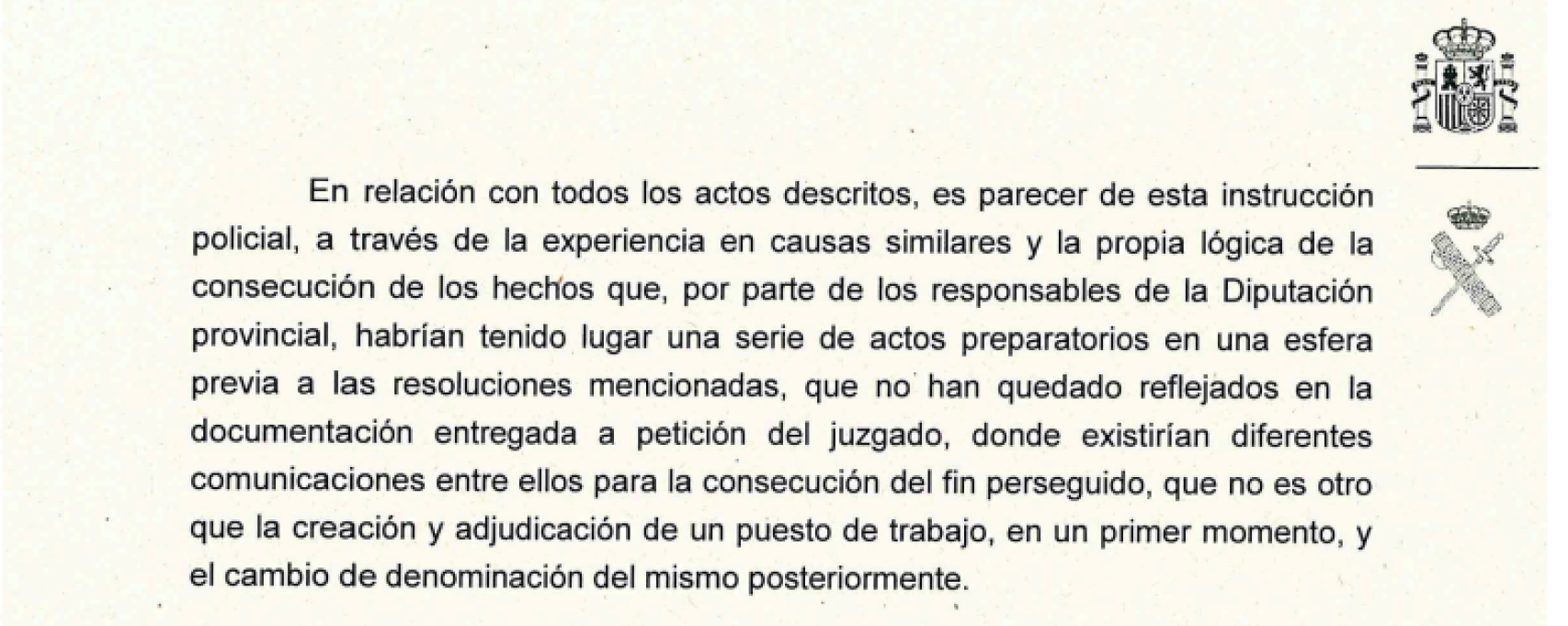 Fragmento del requerimiento en el que la UCO solicita a la juez requisar los 'e-mails'.