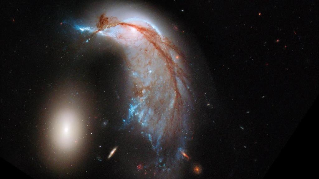 Versión de la misma imagen tomada por el Hubble.