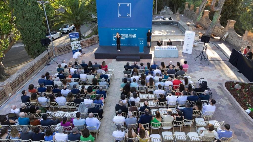 Asistentes a la gala de los premios del Colegio de Arquitectos de Málaga.