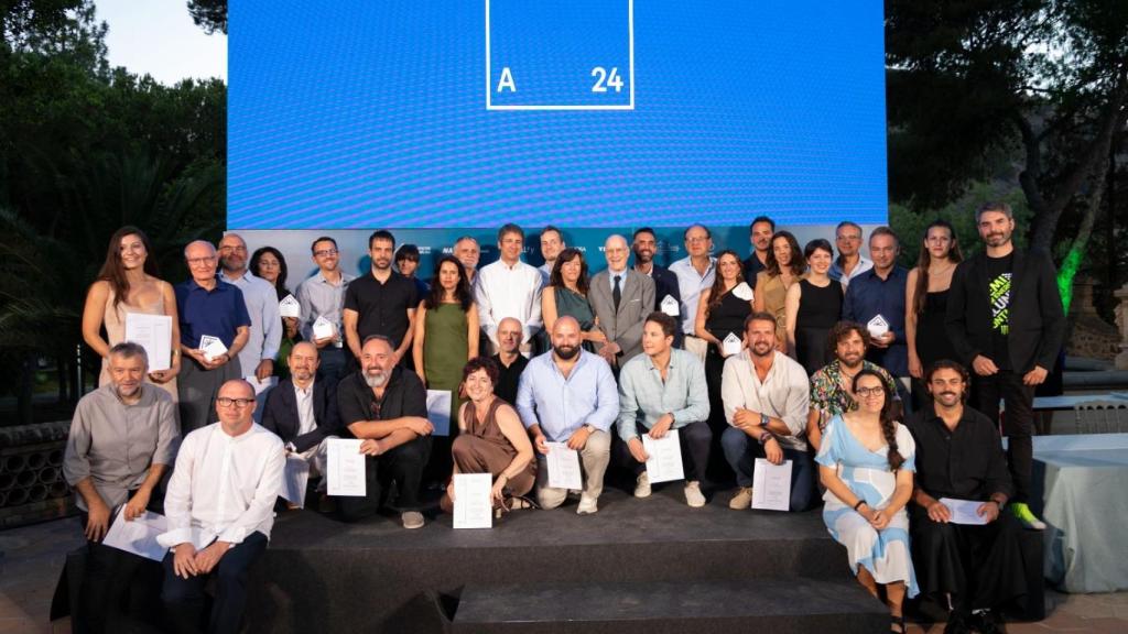 Fotografía de la gala de los premios del Colegio de Arquitectos de Málaga.