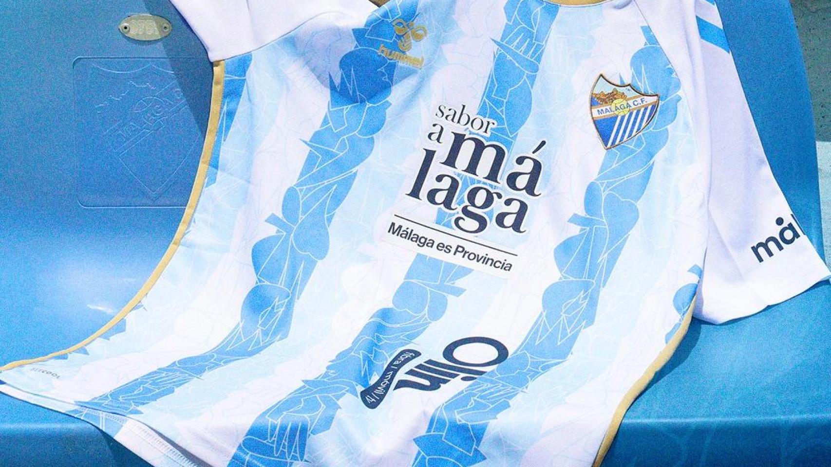 La camiseta del Málaga CF para la temporada 2024-2025