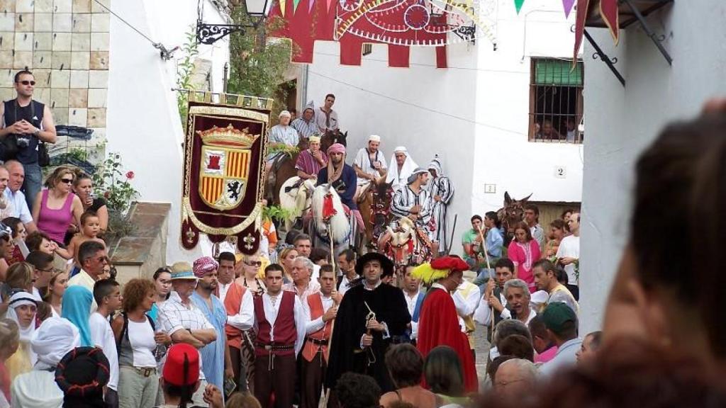 Fiesta de Moros y Cristianos, en Benalauría.