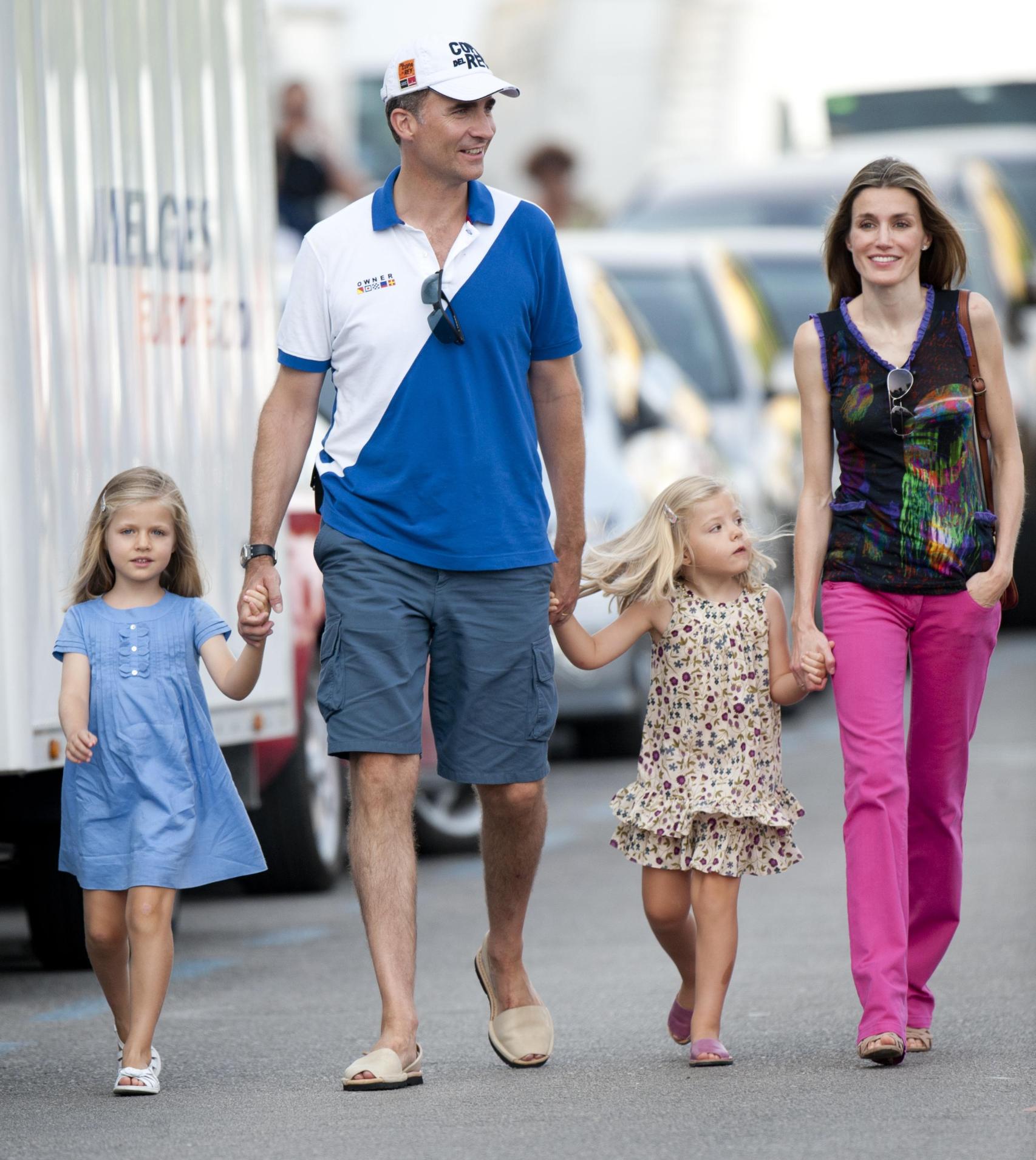 La Familia Real de vacaciones en el verano de 2011