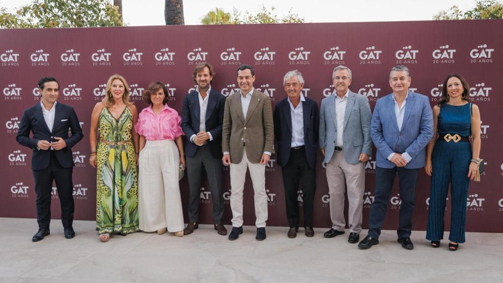 Presentación del nuevo 'beach club' Laguna Beach en Estepona.