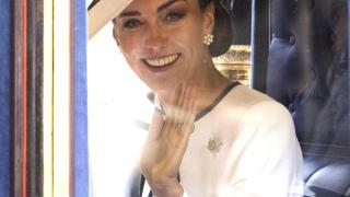 Kate Middleton en un evento en Londres hace un mes.