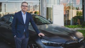 Tobias Eismann, director de BMW Bank, en la sede del Grupo BMW en Madrid.