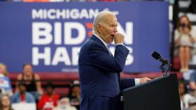 El presidente de EEUU, Joe Biden, en un acto en Michigan.