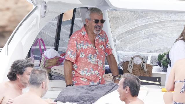 Carlos Sobera en su viaje a Ibiza.