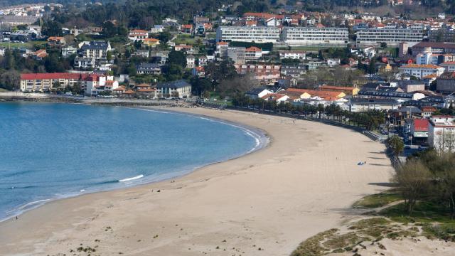 Playa de Santa Cristina en Oleiros (A Coruña)