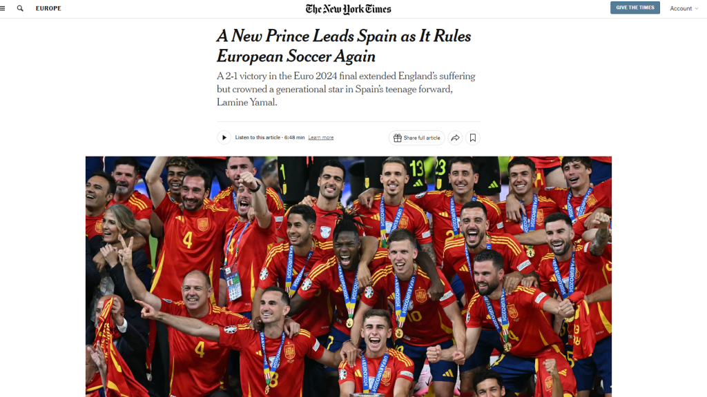 'The New York Times'.