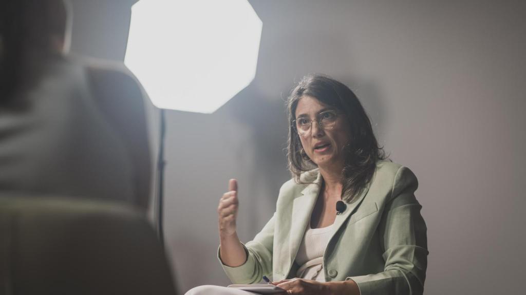 Manuela Bergerot durante una entrevista en EL ESPAÑOL.