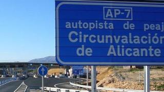 La AP-7 que cincunvala Alicante será gratuita hasta el 15 de octubre para descongestionar la A-7