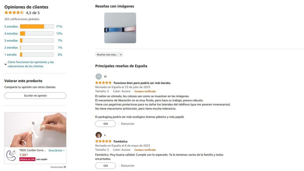 Reviews on Amazon