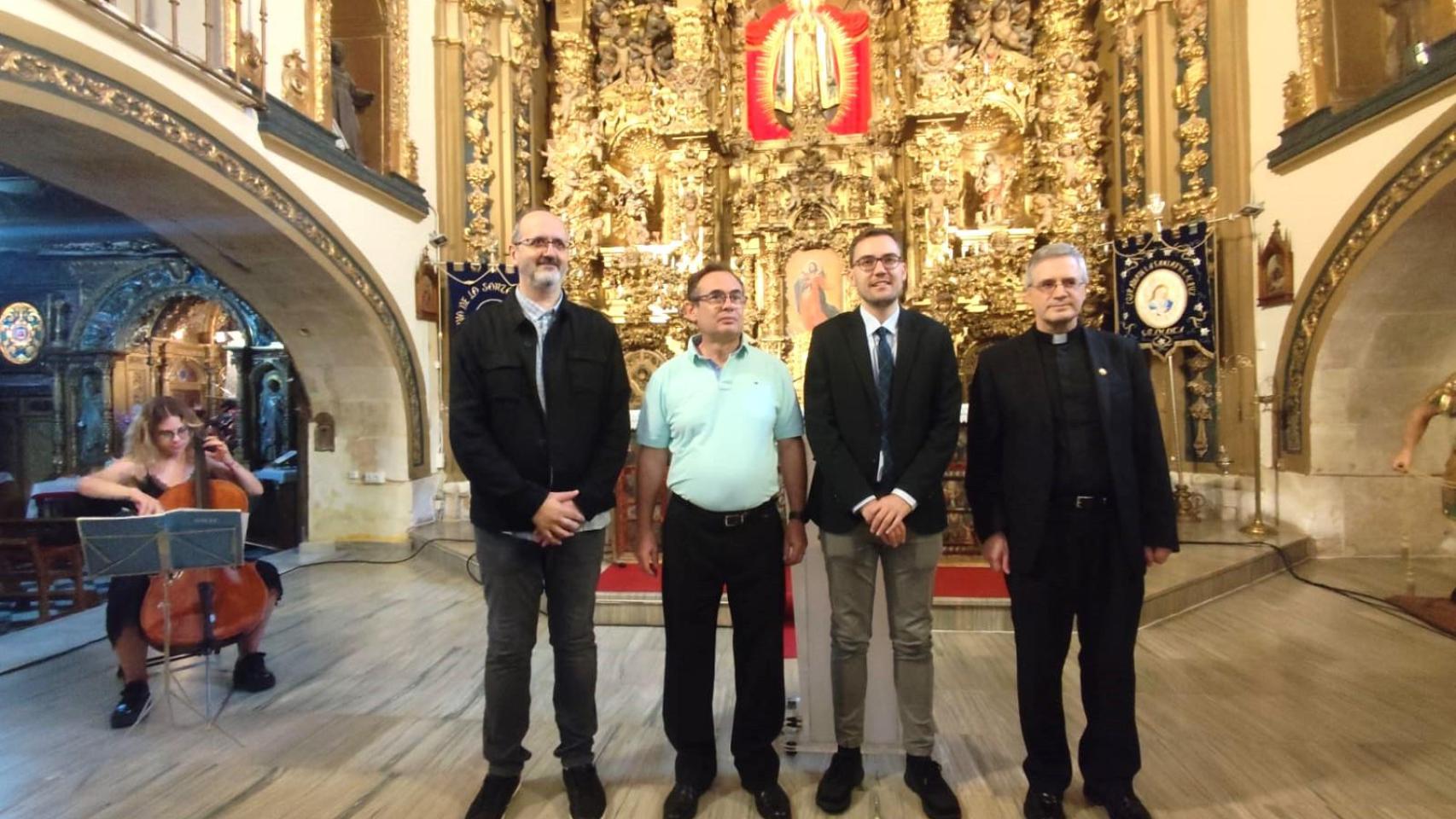 Presentación en la iglesia de la Vera Cruz de la propuesta turística 'Los retablos barrocos'