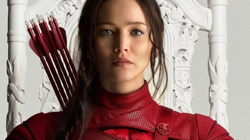 Jennifer Lawrence como Katnis en 'Los Juegos del Hambre'.