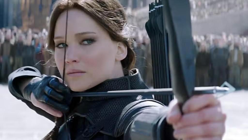 Jennifer Lawrence como Katnis en 'Los Juegos del Hambre'.
