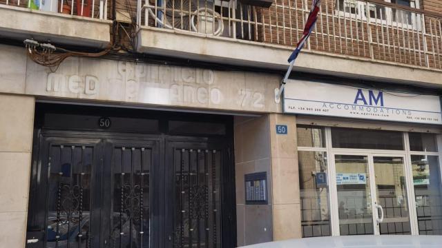 Edificio de la calle  Virgen del Socorro donde se cometió el crimen.