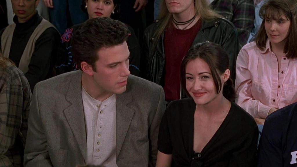 Ben Affleck y Shannen Doherty en 'Mallrats'