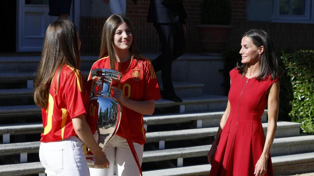 Los Reyes y las Infantas reciben a la selección española de fútbol campeona de la Eurocopa