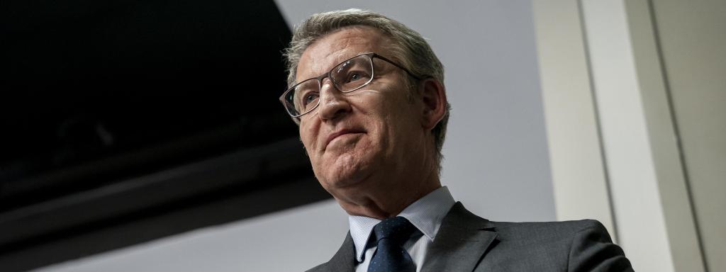 El presidente del Partido Popular, Alberto Núñez Feijóo.