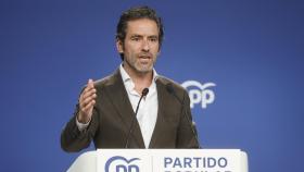 El portavoz del Partido Popular Borja Sémper, este lunes en Madrid.