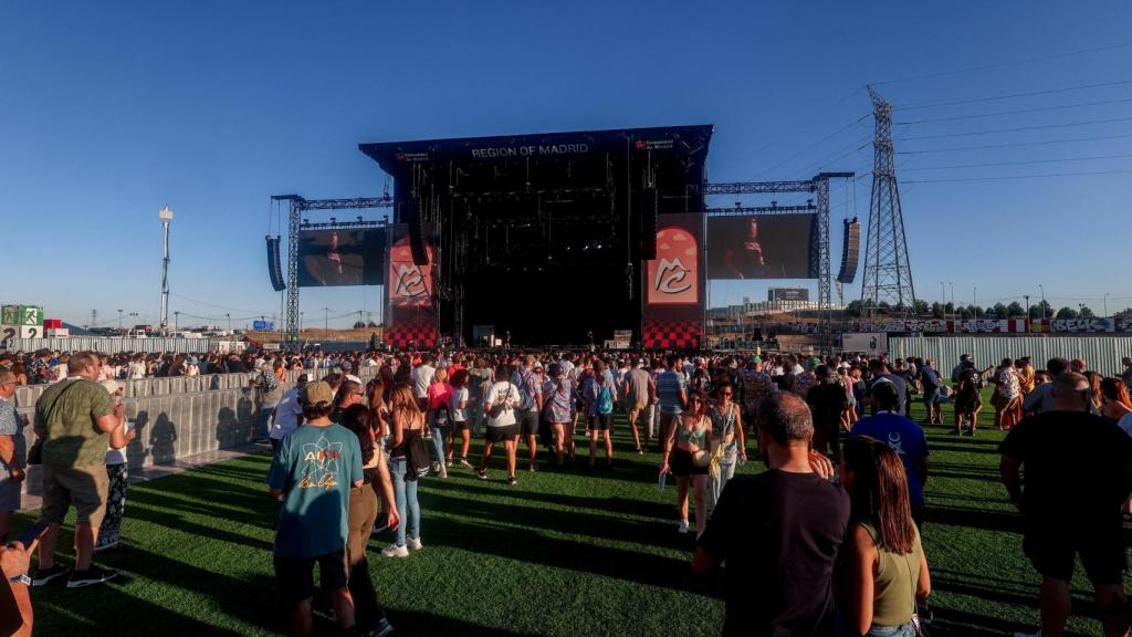 Ambiente durante el último día del festival Mad Cool 2024, a 13 de julio de 2024.