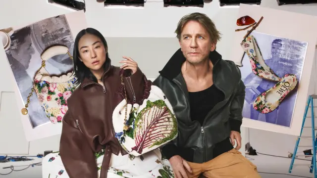 Greta Lee y Daniel Craig protagonizan de la nueva campaña de Loewe para Otoño/Invierno 2024.