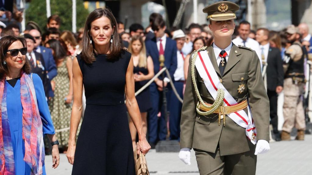 La reina Letizia y la princesa Leonor.