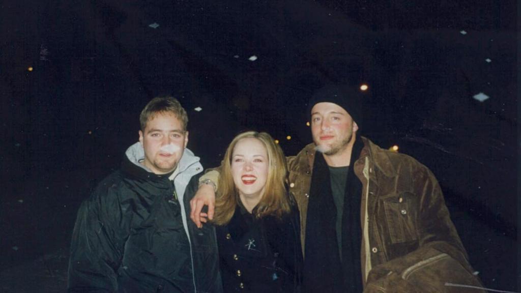 Los protagonistas de la película en 1995