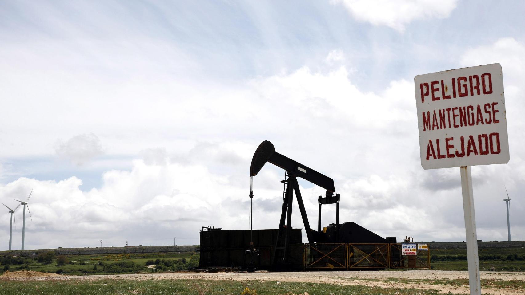 Fotografía: Archivo. Campo petrolífero de Ayoluengo (Burgos)