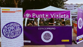 Un punto violeta en Madrid