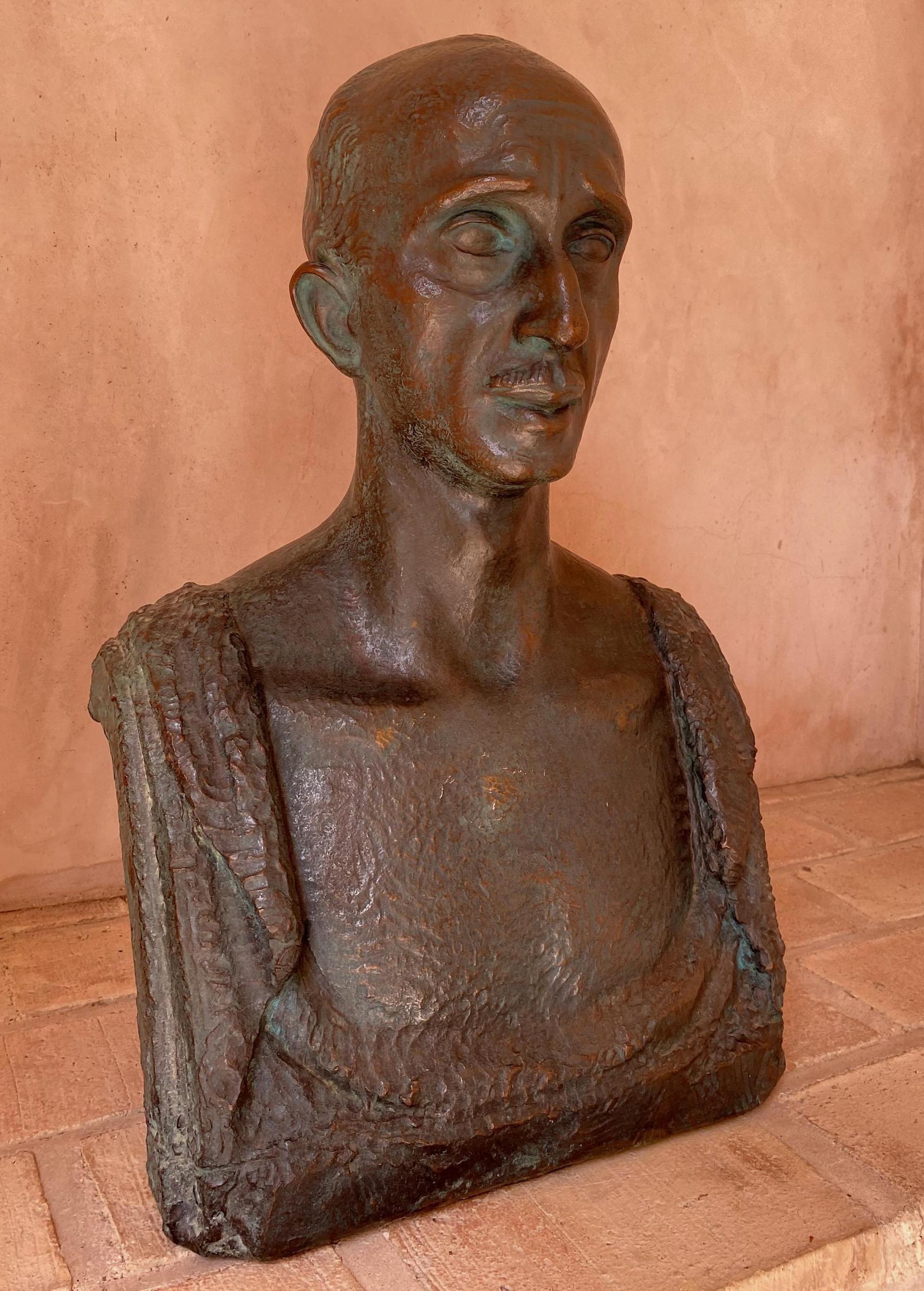 Busto de bronce elaborado por Victorio Macho. Foto: Real Fundación.
