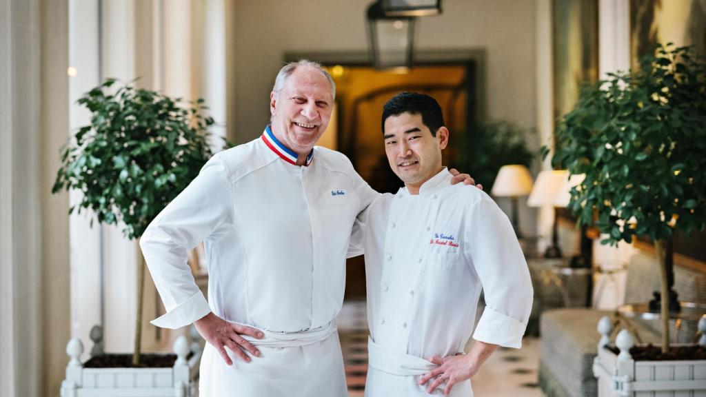 Che Eric Frechon y Chef Yu Tanaka.