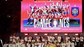 Celebración de la selección española