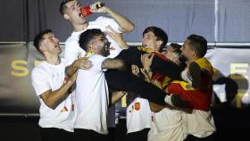 Celebración de la selección española