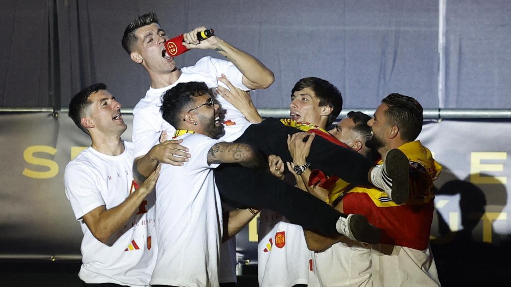 Celebración de la selección española