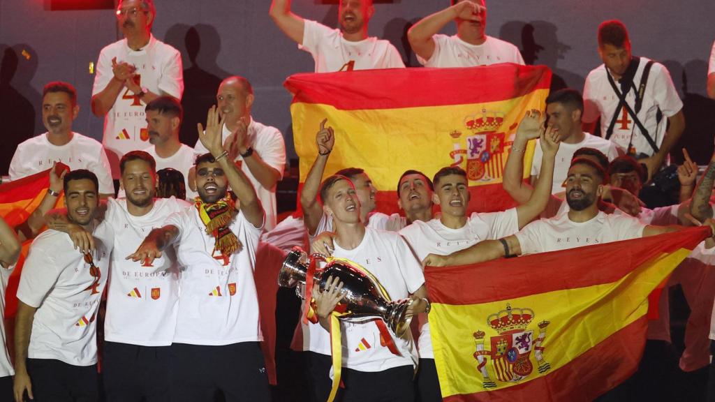 Celebración de la selección española