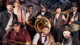 La banda murciana Steam Brass Band actúa este miércoles en el Festival Internacional de Jazz de San Javier