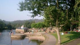 Playa fluvial de Tapia