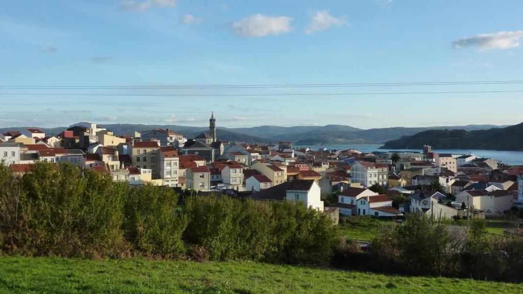 Vista de Cariño, en Galicia.