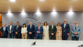 El consejero de la Presidencia, Luis Miguel González Gago, preside el acto de firma de las adendas del convenio del Fondo de Cohesión Territorial con las nueve Diputaciones Provinciales de Castilla y León