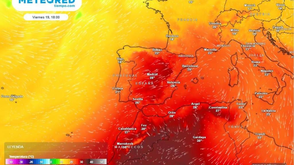 Llega la primera ola de calor a Castilla y León: así será la dorsal africana que traerá máximas de 38 grados o más