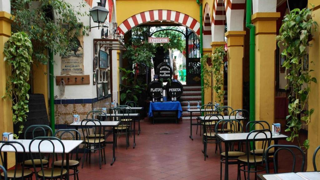 El interior del restaurante.