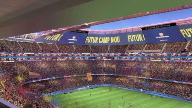 Propuesta de inicial videomarcador 360º en el Camp Nou