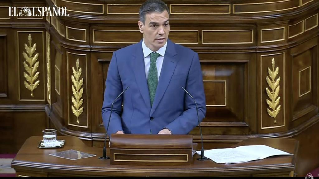 Pedro Sánchez, presidente del Gobierno, en comparecencia ante el Congreso de los Diputados del 17 de julio de 2024