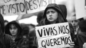 Manifestación contra la violencia machista.