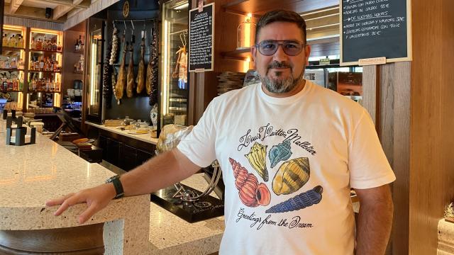 El chef Dani García en su restaurante Tragabuches, del barrio de Salamanca, en Madrid.