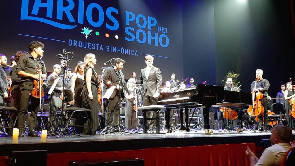 Participación de Marcos en la Orquesta Sinfónica Larios Pop del Soho de Málaga.