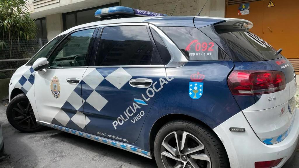 Un vehículo de la Policía Local de Vigo.