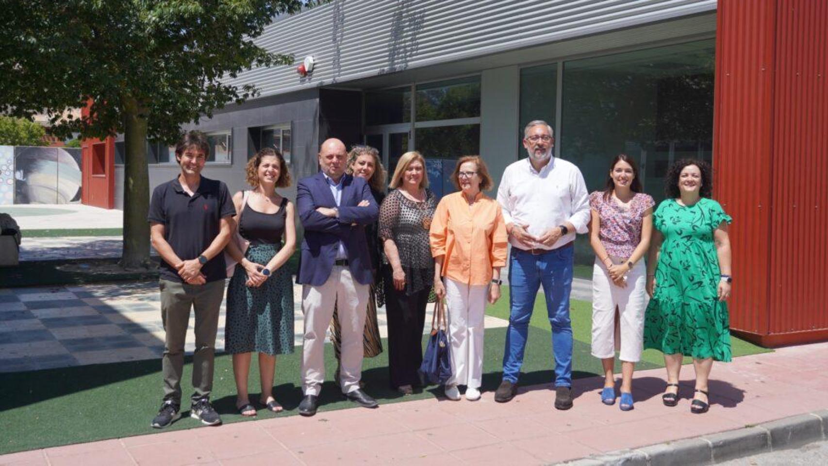 La inauguración del nuevo Centro de Atención Temprana de Santomera que gestionará la Fundación Síndrome de Down de la Región de Murcia (Fundown) .